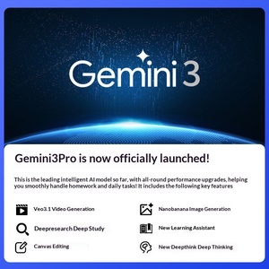 Abbonamento Cina 3.0 Pro Generation 12 Mesi <span class=keywords><strong>Gemini</strong></span> Member Nano Banana Pro [Stabile] - Product Image 1