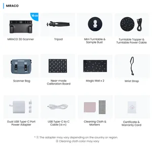 Escáner 3D Manual Revopoint MIRACO Estándar para Objetos Pequeños y Grandes, Captura de Color 8K, IMU de 9 Ejes, Material ABS, Conexión por Cable/WiFi/USB - Product Image 4