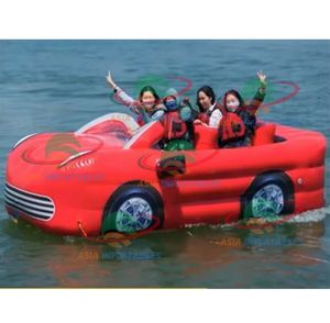 Bateau de <span class=keywords><strong>voiture</strong></span> flottant populaire personnalisé bateau à eau remorquable gonflable jeux d'eau gonflables - Product Image 1
