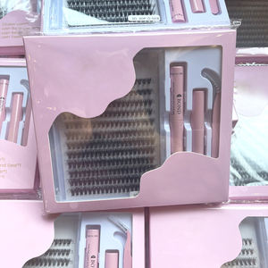 ขนตา<span class=keywords><strong>ปลอม</strong></span>แบบใหม่ ซุปเปอร์เนเชอรัล บางเฉียบ แบบกลุ่ม ทำมือ ติดแน่นเป็นธรรมชาติ แบบสำเร็จรูป สำหรับต่อขนตาด้วยตัวเอง ชุดอุปกรณ์ต่อขนตาแบบกลุ่ม - Product Image 2