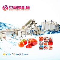 Volledig automatische tomatensausverwerkingslijn met fruit-sapverwerkings- en vulmachine