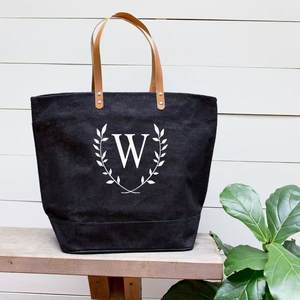 35*45cm Jute Shopping Tote Bag Grande Capacité Voyage Sac de Plage pour Femmes Sac d'Épicerie avec Poignée en Cuir - Product Image 3