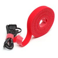 Sangles en nylon réutilisables écologiques à double face, auto-adhésives, attaches pour câbles, attaches à boucles et crochets