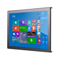 Industrial 21,5 "22" pulgadas TFT LED LCD marco abierto pantalla táctil capacitiva compatible con puertos de entrada HDM1 DVI VGA RCA