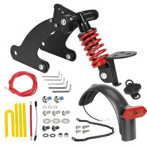 Garde-boue arrière ULIP V4 avec clignotant, support métallique et amortisseur pour trottinette électrique Pro - Product Image 2