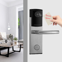 Software de Gestión Hotelera Gratuito, Cerradura Inteligente para Hotel con Sistema de Gestión, Llave de Tarjeta IC RFID, Cerradura de Seguridad para Puerta de Hotel
