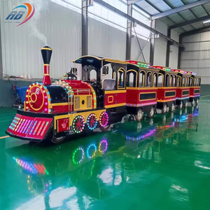 <span class=keywords><strong>Parc</strong></span> d'attractions pour enfants Fabricant de train électrique pour enfants Manèges en train touristique sans rail - Product Image 3