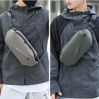 Nouvelle sacoche multifonctionnelle pour homme - Sac de poitrine grande capacité, sac bandoulière imperméable pour la course en plein air