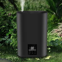 Humidificateur ultrasonique pour plantes d'intérieur, 6L, remplissage par le haut, contrôle tactile, Wifi, configuration flexible, plastique, vente en gros