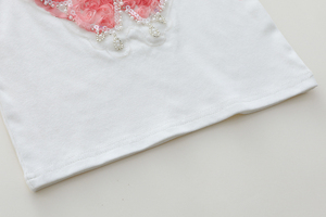 Completo Estivo per Bambina con Stampa Animalier, Stile Coreano Trendy, Logo, Poliestere/Cotone, Manica Corta, Due Pezzi con Pantaloncini, Tuta per Neonata 2026 - Product Image 5