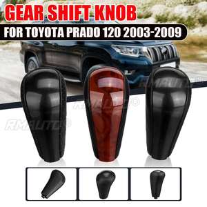 Automatic <b>Gear</b> Shift <b>Knob</b> for Toyota Prado 120 2003-2009 at Car <b>Gear</b> Shifter Lever Handle Stick PU Leather - Product Image 1