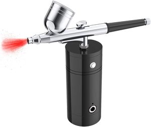 Pinceau à Air sans fil double Action pour le Nail Art, <span class=keywords><strong>manucure</strong></span>, Rechargeable, portable, 500 w, pour barbier, peinture, coloration des ongles - Product Image 2