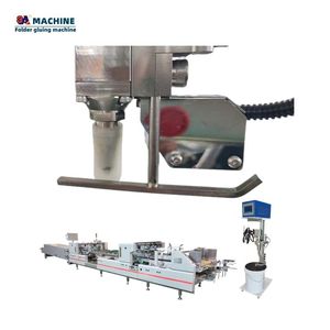 Machine à plier et à coller automatique 3ACQ4 à 6 canaux et 4 pistolets à colle froide pour la fabrication de boîtes en carton ondulé - Product Image 4