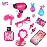 Jouets pour filles Ensemble de beauté Sèche-cheveux électrique pour enfants Salon de beauté Jouet de coiffure