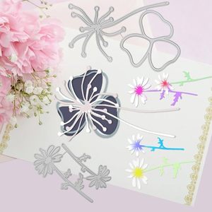 Découpes pour la fabrication de cartes, AFUNTA Lotus Leaf Metal Die Cuts Lace Decoration Cutting Dies pour DIY Scrapbook Photo <span class=keywords><strong>Album</strong></span> Decor - Product Image 3