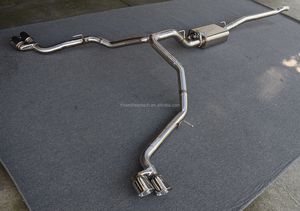 Tubos de escape Catback personalizados para <span class=keywords><strong>Jeep</strong></span> <span class=keywords><strong>Gladiator</strong></span> Jt V6 3,6 2020 up, sistema de escape de puntas dobles/cuádruples, silenciador de válvula de ajuste - Product Image 3