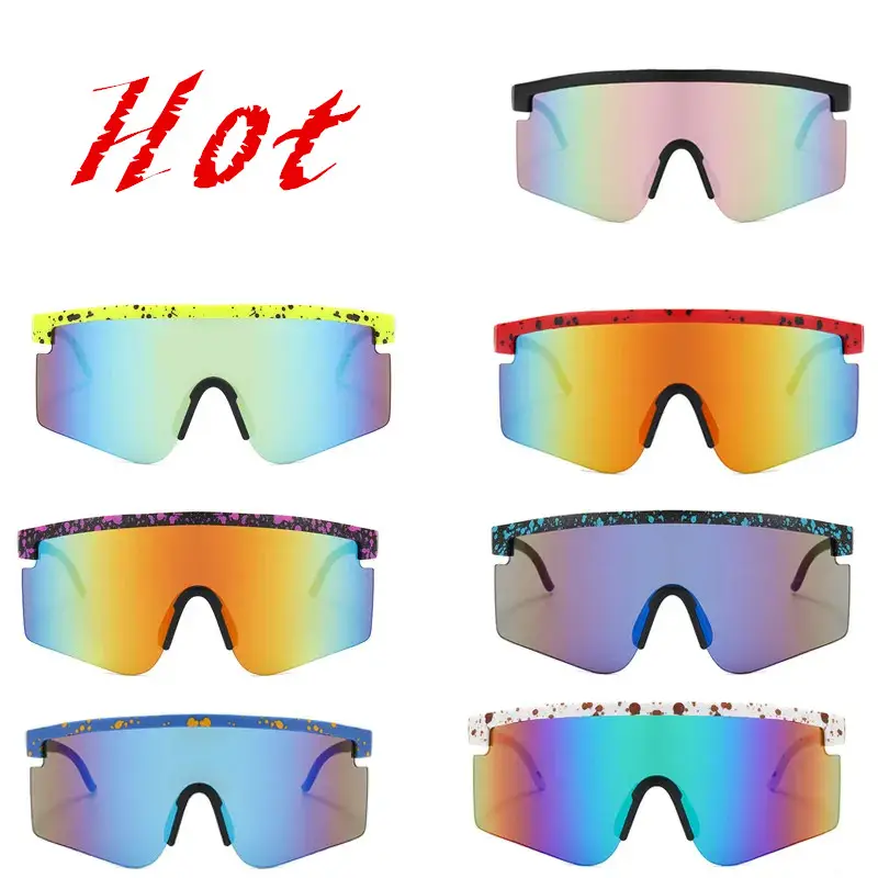 Lunettes polarisées anti-buée rétro de marque originale pour le cyclisme, 25 couleurs pour hommes et femmes, UV400, lunettes de soleil de sport personnalisées