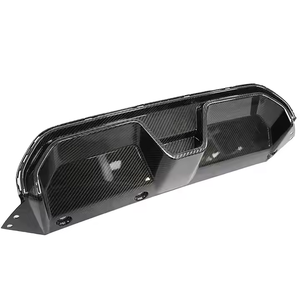 Diffuseur de pare-chocs arrière inférieur en carbone sec style CS, protection 51129500602 pour <span class=keywords><strong>BMW</strong></span> <span class=keywords><strong>F90</strong></span> <span class=keywords><strong>M5</strong></span> <span class=keywords><strong>Competition</strong></span> 2017-2023 - Product Image 1
