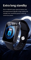 Montre connectée pour enfants Y68D Y80, étanche IP67, avec carte SIM 4G, caméra HD, appel vidéo bidirectionnel, boussole et batterie 500 mAh