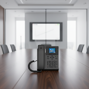 Téléphone IP SIP compact KS31 pour bureaux modernes, 2 <span class=keywords><strong>comptes</strong></span> SIP, qualité audio HD, téléphone de bureau VoIP professionnel, répertoire téléphonique 1000 - Product Image 1