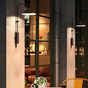 屋外防水装飾LEDフロアガーデン照明、黒い正方形装飾造園外壁ライト - Product Image 5