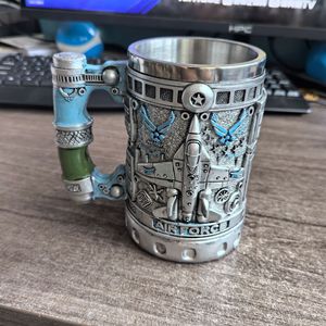 Rétro Résine Bière <span class=keywords><strong>Viking</strong></span> Whisky Tasse Mythologie Nordique Résine Vegvisir Tasses pour bar Jarras Vikingas <span class=keywords><strong>Viking</strong></span> Tasse Résine Acier - Product Image 4