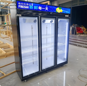 <span class=keywords><strong>Congélateur</strong></span> vertical commercial à 3 portes de 1000 L, très demandé, pour supermarchés et magasins de proximité - Product Image 2