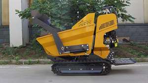Livraison gratuite OEM multi-chargeuse sur chenilles Mini Dumper auto-chargement 500kg essence usage domestique Power Barrow Mini Dumper - Product Image 4