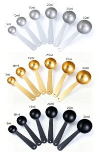 Cuillère doseuse personnalisée en acier inoxydable 430, plusieurs couleurs, 20 ml, pour thé, café, protéines en poudre - Product Image 3