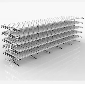 Nft sistema hidroponia vertical, kit de tubulação quadrada de pvc com letra