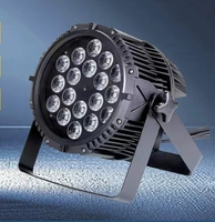 Projecteur LED Par Can 18*12W RGBW 4-en-1 étanche IP65 pour événements extérieurs, discothèques et projets de scène