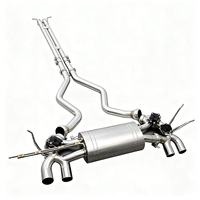 Sistema de Escape Catback de Acero Inoxidable Pulido Espejo de 1.5mm de Espesor DZ para Land Rover Defender V8 5.0T, Válvula de Escape Deportiva Automotriz