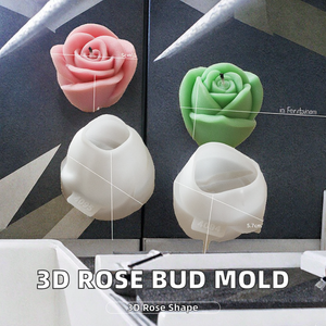 Molde de Silicona con Forma de Rosa Feilin Y3251 5.7cm, Libre de BPA, Apto para Horno, Fácil de Desmoldar, Herramienta para Decoración de Pasteles - Product Image 2