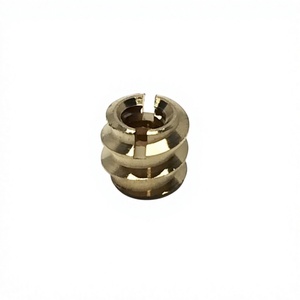 Insert fileté en laiton M5 haute résistance pour le bois – Fixation durable en laiton pour applications de menuiserie et de mobilier - Product Image 1