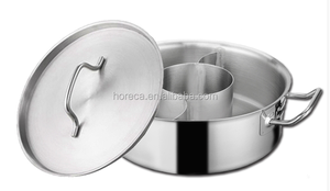 Olla caliente comercial de acero inoxidable dividida, triple - Product Image 4