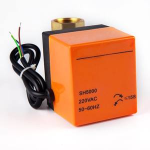 Factory Direct DN25 Central <b>Air</b> <b>Conditioning</b> Brass Electric Ball Valves 4-6 Point <b>Fan</b> Coil Units Two-Way Electric Valves - Product Image 1