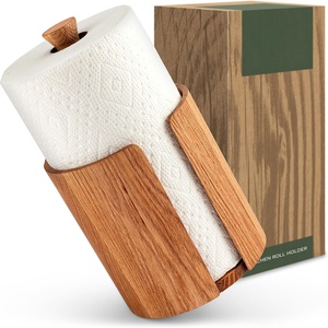 Homex | Toallero de papel de <span class=keywords><strong>madera</strong></span> Toallero encimera de cocina para - Product Image 1