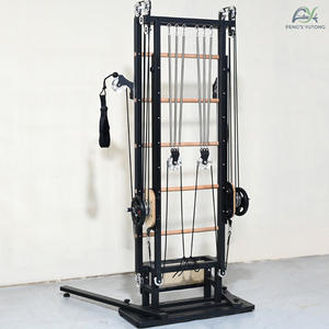 Tour <span class=keywords><strong>de</strong></span> Pilates en bois massif robuste pour usage commercial en <span class=keywords><strong>salle</strong></span> <span class=keywords><strong>de</strong></span> <span class=keywords><strong>sport</strong></span> et stabilisation professionnelle du tronc - Product Image 1