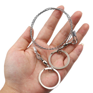 Mini Pocket Wire Saw Stainless Steel Serrated <b>Edge</b> Portable Camping Survival <b>Tool</b> Compact Design Outdoor Use - Product Image 4