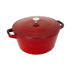 Set di Pentole in Ghisa da 3 Pezzi, Impilabili e Salvaspazio, con Pentola Olandese, Padella e Piastra <span class=keywords><strong>Grill</strong></span> con Coperchio Universale - Product Image 3