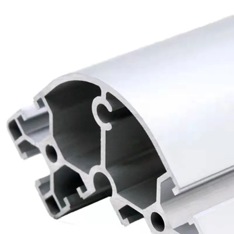Большой промышленный экструзионный алюминиевый профиль на заказ, экструдированный промышленный алюминиевый профиль 6061 6082