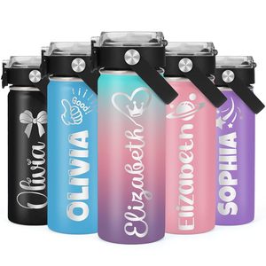 ขวดน้ำสแตนเลสขนาด 18 ออนซ์ สลักชื่อส่วนตัว - Product Image 1