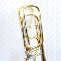 High Grade Trombone Instrument for Sale Bb/F/G/D Gold Copper Bell Bass Trombone