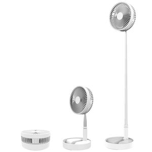Складной Телескопический беспроводной портативный Настольный вентилятор USB аккумуляторная Встроенная батарея колеблющийся стоячий вентилятор - Product Image 3