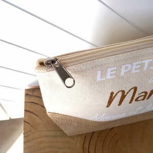 Bán Buôn Thân Thiện Với Môi Vải + Cây Gai Dầu Đay Trang Điểm Pouch Dây Kéo Biểu Tượng Tùy Chỉnh Thời Trang Vải Bố Mỹ Phẩm Túi Thân Thiện Với Môi Đay Dây Kéo - Product Image 5