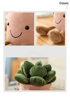 Peluche créative en forme de tulipe en pot, fleur et ours simulés, en coton PP, tailles 25cm/35cm pour la décoration intérieure