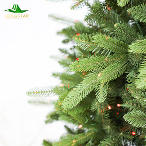 Árbol de Navidad Artificial de PVC Verde Ecológico de Alta Calidad, Luces LED Cálidas, Estructura Resistente al Agua, Tamaño Miniatura - Product Image 3