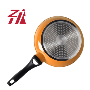 Poêle à frire en Aluminium de 22CM, <span class=keywords><strong>casserole</strong></span> orange, poêle à frire, direct d'usine - Product Image 2