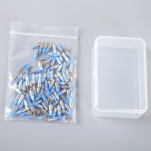 Cepillo de pulido de uñas OEM con cerdas sintéticas azules para manicura y pedicura - Product Image 2