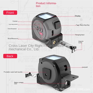 2025 nhà máy mới Độ chính xác cao ba trong một công cụ tìm phạm vi hồng ngoại chéo Đường đo khoảng cách laser Băng kỹ thuật số xuyên biên giới - Product Image 5